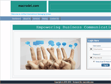 Tablet Screenshot of macrodel.com